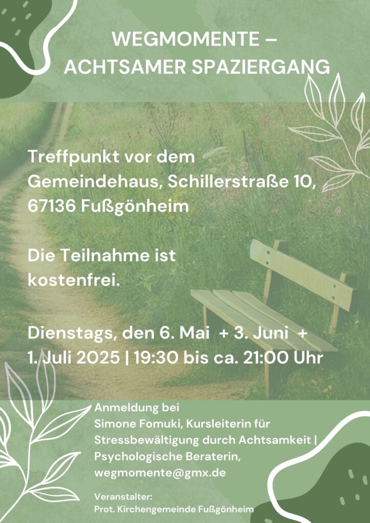 Achtsamer Spaziergang